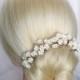 Daisy hair pins White Rustic bridal flower hair pins Daisy wedding flower hairpiece Small white flower hair pin