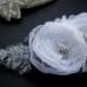flower fascinator, hair acessory, flower headpiece, Wedding headpiece, hair accessories, wedding accessories, bridal flower headdress