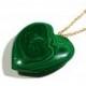 Heart Pendants real malachite - Gift for women - Christmas gifts - ornaments
