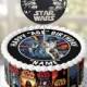 7.5' Diameter Complete Edible Icing Cake Decoration, Topper, Wrapper or Glitter Topper - Starwars