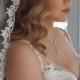 Lace Mantilla Bridal Veil - Fast Shipping!