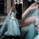 Dotted Dusty Blue Princess Veil, Unique Handmade Blue Bridal Veil with Dots, Sparkle Veil for Disney Wedding / SBA  2021