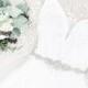Silver Crystal Bridal Belt - Silver Wedding Belt - Wedding Dress Sash - first communion - Flower girl belt - Crystal Belt - Style: PARKER