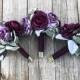 Plum Bouquet, Bridesmaid Bouquet, Purple Bouquet, Lavender Bouquet