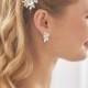 Crystal Bridal Hair Clip, Floral Crystal Wedding Hair Clip, Floral Bridal Hair Clip, Crystal Wedding Hair Clip,Bridal Hair Accessories ~2449
