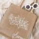 Flower Girl Tote Bag - Personalized Beach Bags for Girls Teen Girl Gift Bag Junior Bridesmaid Bag Floral Burlap Tote Jute Tote (EB3259FDO)
