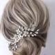 Bridal hair accessories,bridal headpiece,wedding hair piece,bridal hair piece,bridal hair comb,bridal hair vine,Leaf headpiece