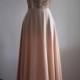 Charming Chiffon With Top Sequin Blush Pink Bridesmaid Dress, Handmade, Sleeveless Full Length Sequin Evening Prom Dress, Wedding Party