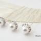 Set of 3 Pearl Hair Pins, Pearl Wedding Hair Pins, 3 Hair Pins, Pearl and Crystal Bridal Hair Pins, Hair Pins for Bride