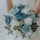 Wedding Bouquet with eucalyptus