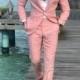 Men Suits Jackets, groom Wedding Suits, Pink Suits, Slim Fit 1 Button Tuxedo Suits, Men Prom Suits,Dinner Suits Pant