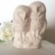 Cake Topper Owl Love Birds Ceramic Wedding Cake Topper White Owls Home Decor Ceramic Vintage Owl Design In Stock In White