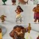 Disney MOANA Set of 10 Cake Toppers