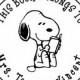This Book Belongs to / Name Round Designer Snoopy Logo Custom Self ink Stamp Custom Teacher Stamp 