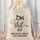 Hangover Kit Bag - Personalized Bachelorette Party  Favors - Oh Shit Kit