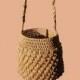 Camille Handmade Raffia Basket Bag Bucket Bag