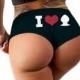 I Love Butt Plugs Panties Funny Anal Sex Sexy Funny Naughty Slutty Booty Shorts Bachelorette Party Bridal Gift Boy Short Womens Underwear