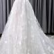 RITA 2 - Vintage wedding dress with flutter sleeve, open back