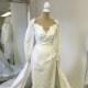 Ivory Silk Wedding Gown, Designer Dress, Costume Theatre, Column Sheath Dress, Vintage Bridal Gown, Pagan, Forest, Fairy Tale Wedding Dress