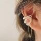 Pearl Ear Cuff No Piercing Delicate Fresh Pearl Magnetic - 18KGold Fake Piercing Hot Trend