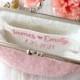 Personalize Bridal Clutch with message - ADD ON ONLY - Personalized wedding purse - Mother of the bride gift for bride