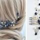 Navy crystal comb Navy hairpiece Navy hair comb Navy bridal hair comb Navy hairpiece Navy blue head piece Rhinestone hair piece Crystal hair