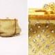 Antique Rhinestone Encrusted Evening Bag // Golden Crystal Diamond Art Deco Vintage Purse w/ Gold Hardware .. STUNNING!!