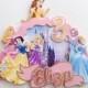 Princess Cake Topper, Princess Party Decorations, Princess Birthday Party, Personalized Princess cake topper, Princess centerpieces
