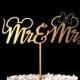 Mr & Mrs Disney Wedding Cake Topper -  Keepsake Wedding Cake Toppers