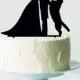 Wedding cake topper with Dog, Cake Topper with Golden Retriever, Bride and Groom with labrador, Silhouette dog, Favorite dogs, Funny Topper
