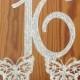 Crystal Cake Toppers Large Number 15 or 16 Quinceanera Cake Topper 15th Birthday Cake Pick cake decoration anniversary