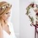 Burgundy Flower Crown Wedding, Bridal headpiece, Hair Wreath Tiara,Bridal hair flowers,Wedding Hair Accessories Headband, dried babys breath
