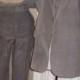 Vintage Mens Gray Corduroy 3 Piece Suit/College Hall Mens Suit/Corduroy Trousers/Gray Vest/3 Piece Suit /Size 42-44 Blazer/ 36/33 Pants