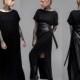 Black maxi dress, oversized dress, infinity dress, plus size dress, party dress, A0027