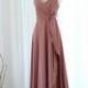English rose pink dress Maxi bridesmaid dresses party cocktail dress long party dress wedding guest simple bridesmaid robe