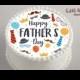 Father's Day Edible Image Cake Topper