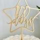 100 days Star Cake Topper, 5.5" inches wide - Happy 100 Days Cake Topper, Baby Cake Topper, Baby Celebration, Korean Dol Cake Topper