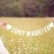 JUST MARRIED banner