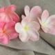 Pink Plumerias, Real Touch Flowers, flower heads, DIY cake decoration