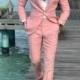 Men Suits 2 Piece , Pink Suits Men, Slim Fit Suits, One Button Suits, Formal  Suits, Dinner Suits, Wedding Groom Suits, Bespoke For Men