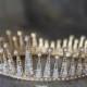 Gold Bridal Crown with Crystals-Crowns for Brides-Gold Wedding Headpiece-Prom Crown-Gold Princess Diadem-Gold bridal Hair Jewellery-Weddings