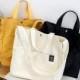 Daily Shoulder Bag, Tote Bag, Pocket Canvas Bag, Casual Crossbody Bag, Canvas Handbag, Messenger Bag, Women Bag