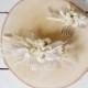 Dried flower hair clip hair slide bridal hair accessories pampas grass preserved bunny tail wedding hair comb