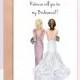 PRINT AT HOME Will You Be My Bridesmaid, Personalised Bridesmaid Proposal, Bridesmaid Proposal, Will You Be My Maid of Honour, Digital #077