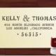 Custom  Return Address Stamp  - SELF INKING  - style 1125-  personalized wedding or christmas gift