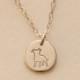 Pitbull necklace, pitbull jewelry, pitbull charm, pitbull pendant, pet remembrance necklace, dog necklace personalized, NP-5C-PITBULL1