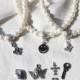 Custom Charm Pearl Necklace