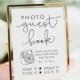 Photo Guestbook Sign,  Photo Guestbook Sign Printable, Photo GuestBook Sign Template, Polaroid Wedding Sign, Leave A Photo, Snap It Shake IT