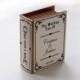 Rustic wedding ring box, Ring bearer box, Wooden Ring box, Wedding box, Personalized ring box, Book box, Engagement box Proposal Ring Pillow