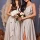 Champagne sparkling bridesmaid dress/wedding guest dress/beach wedding dress/evening dress/formal dress/prom dress/evening gown/formal dress